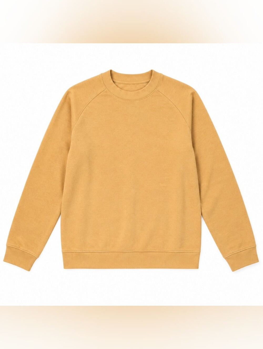 Magaschoni Camel Buttersoft Crewneck Sweatshirt